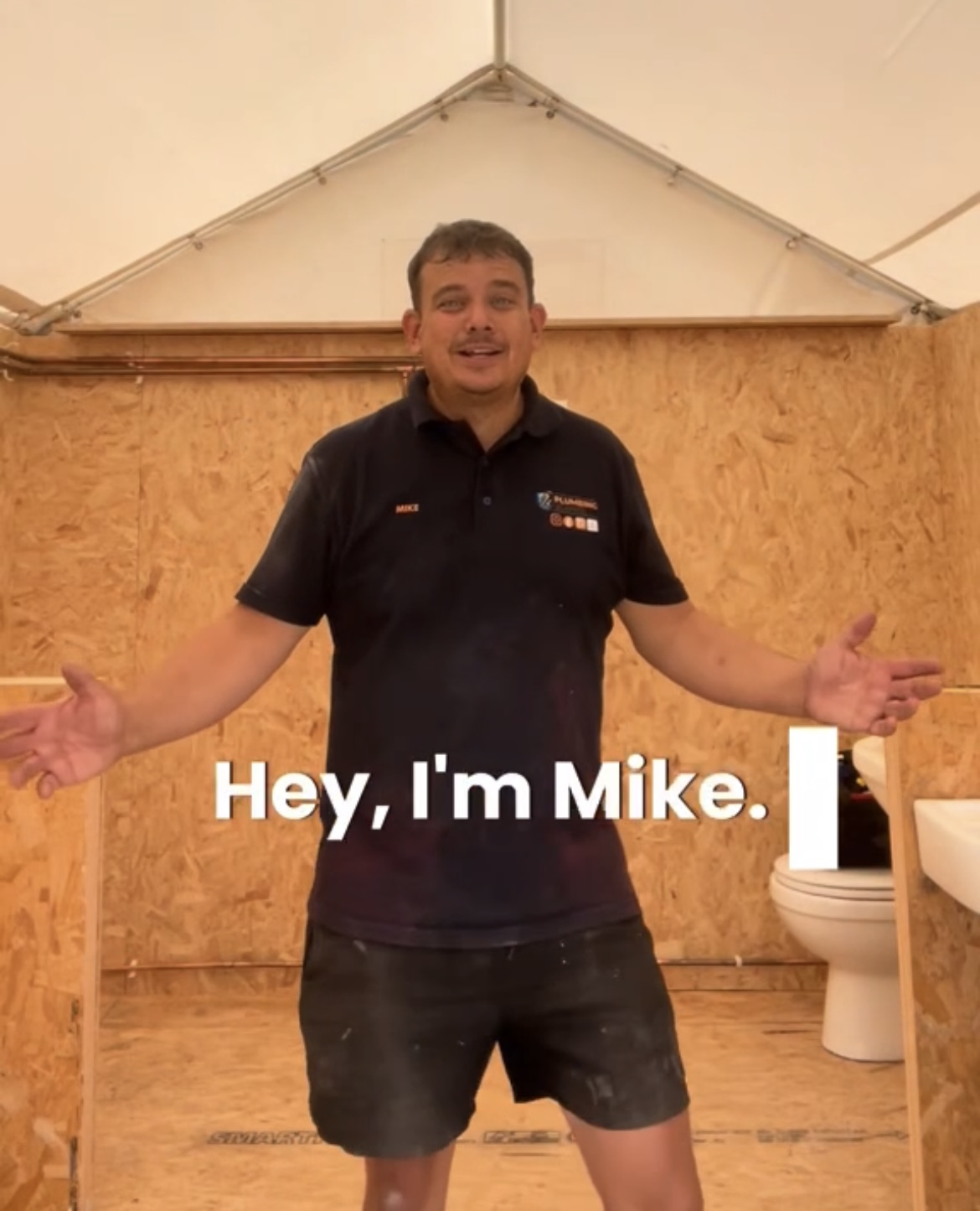 Mike Collins, instructor at The Plumbing School, welcoming you to the Deeside centre