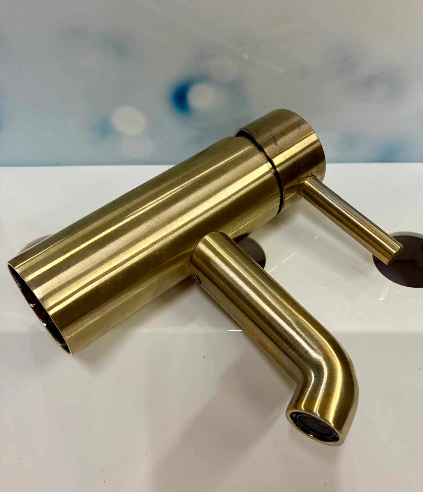 Basin Mixer – Brushed Brass