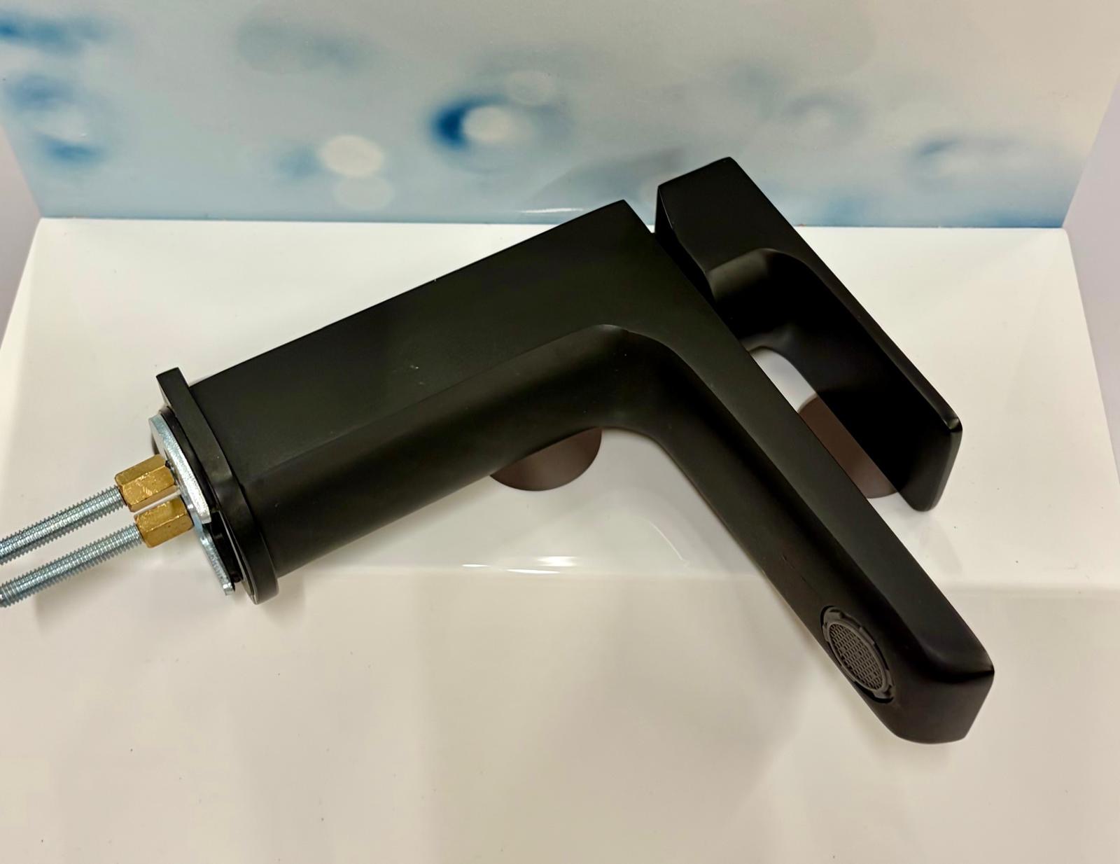 Basin Mixer – Matt Black, square
