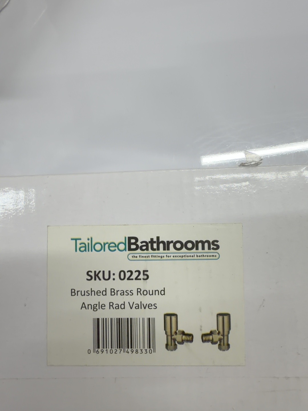 Angled Towel Rail Valves – Anthracite