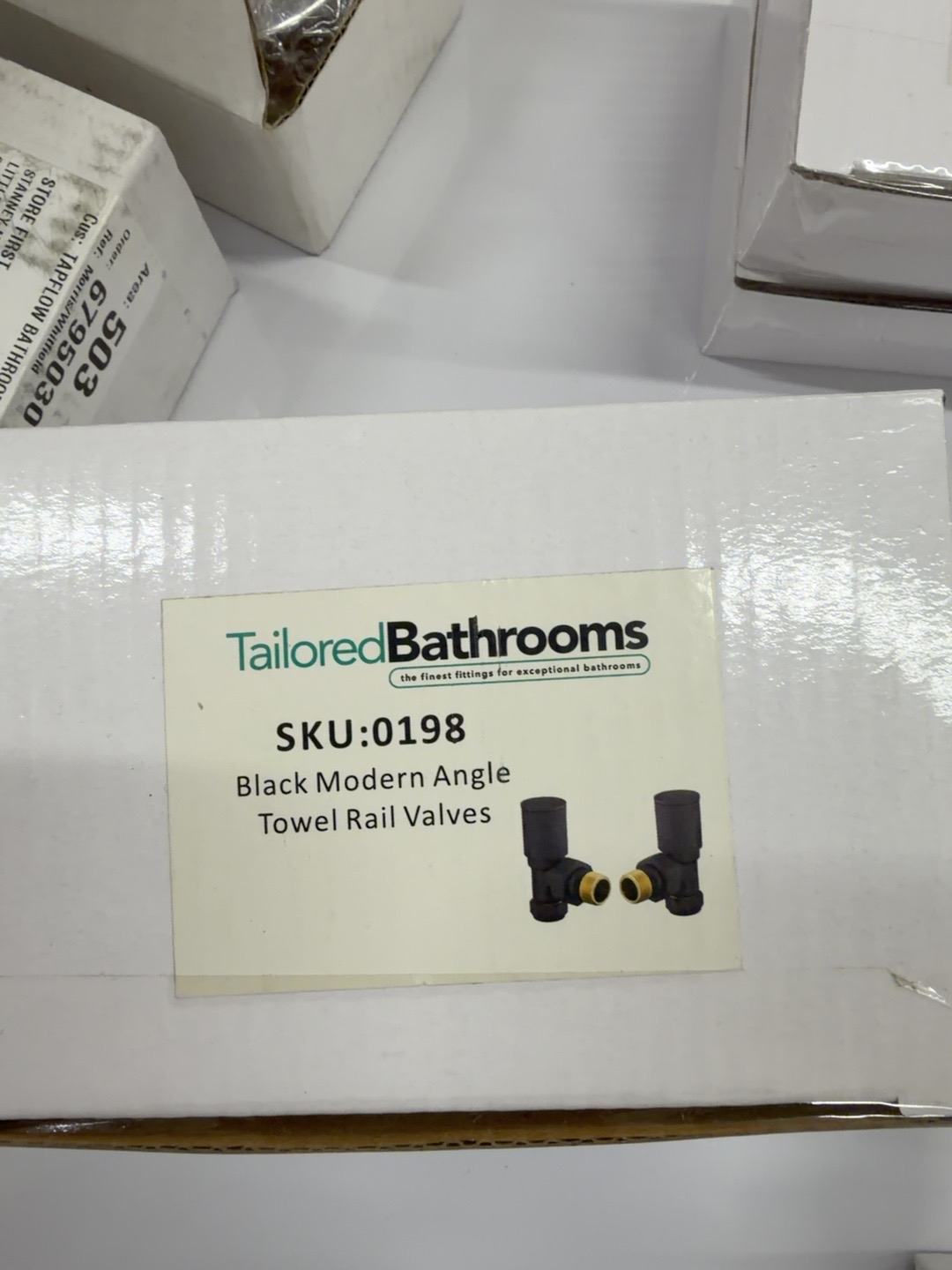 Patterned Angled Radiator Valves – Chrome