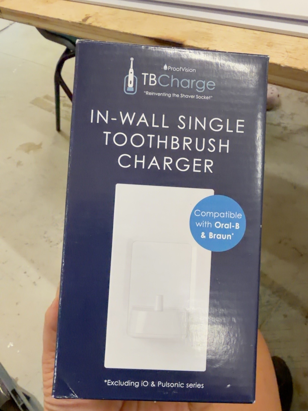 ProofVision In-Wall Toothbrush Charger