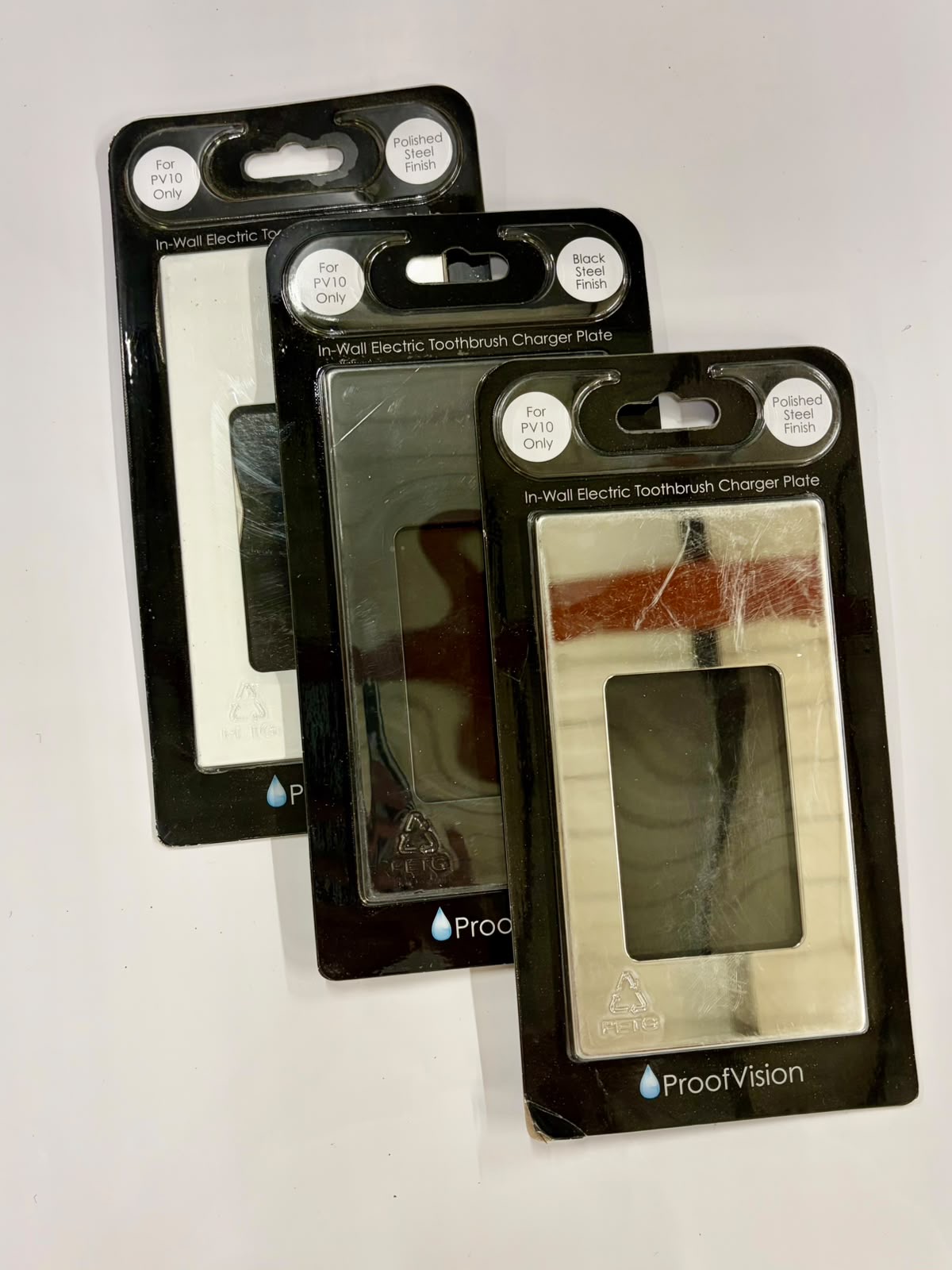 ProofVision Charger Faceplate – Black Steel