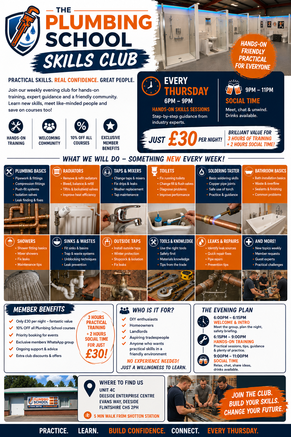 Thursday Skills Club flyer
